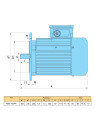 7.5 kW asynchronous electric motor ABE 132P4