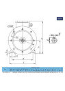 9.2kW asynchronous electric motor AD132 ML-2
