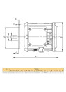 0.04kW asynchronous electric motor AE 0804-6