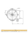 0.04kW asynchronous electric motor AE 0804-6