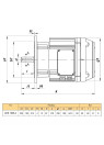 2.3 kW asynchronous electric motor AKE1608-4