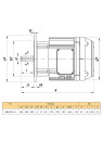 5.5 kW asynchronous electric motor AKE2011-4