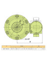 0.25 kW AC electric motor AKKE 1608-6 Ex