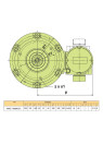 0.25 kW AC electric motor AKKE 1608K6 Ex