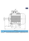 5.5 kW asynchronous electric motor AM 132 M-6
