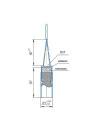 Електрографітна щітка ЕГ84 2/10х32х42/ К1-3 НК