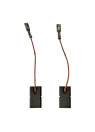 Graphite carbon brush types H12 6x10x18 K8-5 with shooting for motor