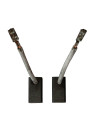 Graphite carbon brush types H12 6x9x16 K8-5 with shooting for motor