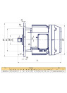 0.75 kW AC electric motor KBE 0501-6