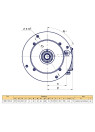 1.5 kW asynchronous electric motor KBE 1001-6
