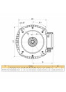 Asynchronous electric motor KBE 2003-24/4