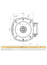 Asynchronous electric motor KBE 2003-24/6