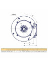 Asynchronous electric motor KBE 2004-24/4