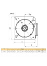 2.3 kW asynchronous electric motor КЕ 1608-4