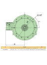 3kW asynchronous electric motor KE 2008K6 Ex