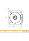 Asynchronous electric motor KE 2011M12/4