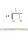 Asynchronous electric motor KE 2110M24/4