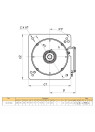 12 kW AC electric motor KE 2714M4