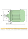 Asynchronous electric motor KE 3317-24/4 Ex