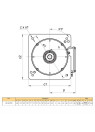 15.5 kW AC electric motor KE 3517M4