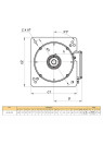 22 kW AC electric motor КЕ 3517P4