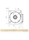 22 kW AC electric motor КЕ 3517PAM4