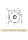 22 kW AC electric motor KE 3517PM4