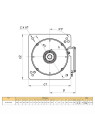 Asynchronous electric motor KE 3518-24/6