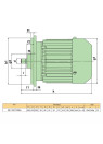 13 kW AC electric motor KE I 3317K6 Ex