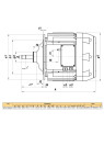 2.3 kW asynchronous electric motor КГЕ 1608-4