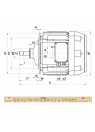 4.5 kW asynchronous electric motor КГЕ 2011-6