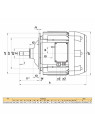Asynchronous electric motor КГЕ 2612-24/6