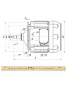 Asynchronous electric motor КГЕ 3317-24/4