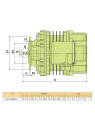 120W Ex AC electric motor KKE 1404K6