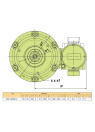 120W Ex AC electric motor KKE 1404K6
