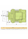 Asynchronous electric motor KKE 1404P12/4 Ex