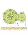 Asynchronous electric motor KKE 1404P12/4 Ex