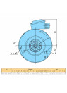 Asynchronous electric motor KKE 1405-12/4A