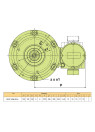 250W asynchronous electric motor KKE1608-6 Ex