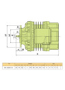 750 W AC electric motor KKE 1608KP4 Ex