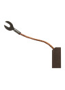 Міднографітова щітка М26 8х10х25 К4-2