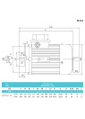 Asynchronous electric motor MA 100LL-4/2