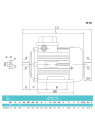 0.18 kW asynchronous electric motor MA 63A-2