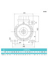 0.18 kW asynchronous electric motor MA 63A-2