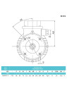 0.25 kW asynchronous electric motor MA 63B-2