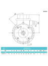 0.12 kW asynchronous electric motor MA 63B-6B