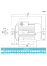 0.12 kW asynchronous electric motor MA 63B-6B