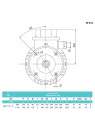 0.37 kW asynchronous electric motor MA 71A-2