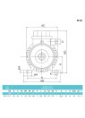 0.37 kW asynchronous electric motor MA 71A-2
