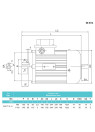 0.25 kW asynchronous electric motor MA 71B-6B